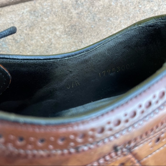 Bostonian Crown Windsor Shell Cordovan #8 Wingtip Burgundy 10C/9.5D USA Patina! - Picture 9 of 12